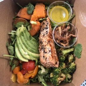 Gluten-free salad from La Finca Bowls