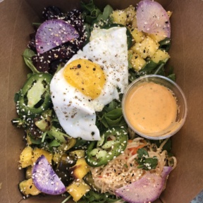 Gluten-free dairy-free bowl from La Finca Bowls