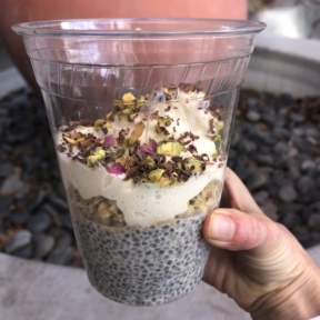 Gluten-free chia pudding from La Finca Bowls