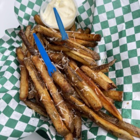 Gluten-free truffle fries from The Salted Fry
