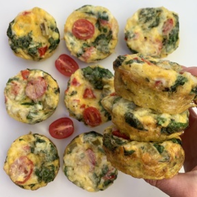 Stack of Egg Muffins