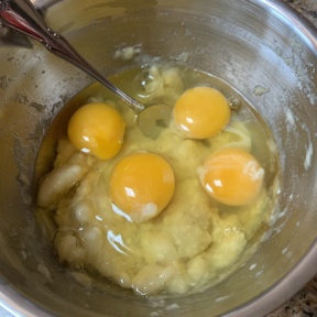 Making Two Ingredient Waffles