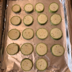 Making Zucchini Pizza Bites