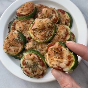 Ready to eat Zucchini Pizza Bites