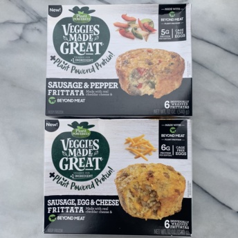 Gluten-free frittatas with Beyond Meat by Veggies Made Great
