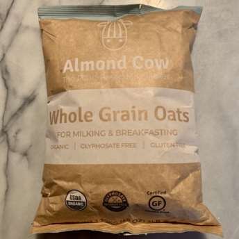 Gluten-free oats from Almond Cow