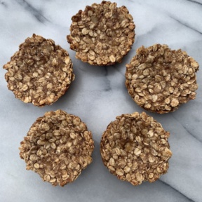 Vegan Banana Honey Oat Cups