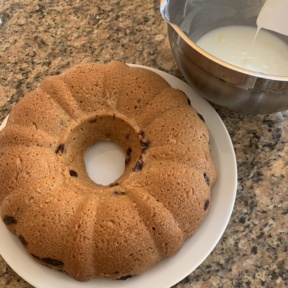 Gluten-free dairy-free Blueberry Pound Cake