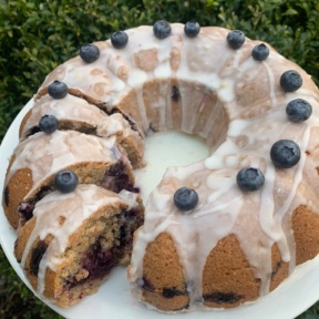 Gluten-free Blueberry Pound Cake