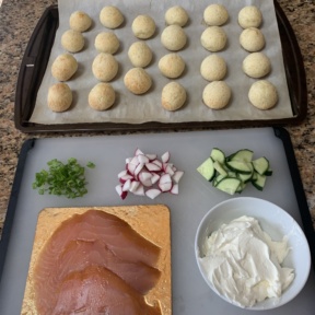 Making Lox and Everything Bagel Bites