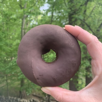Gluten-free dairy-free donut by Planet Bake