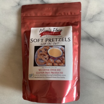 Gluten-free soft pretzel mix by Mom's Place