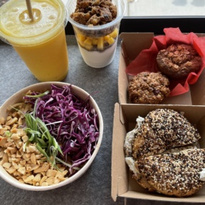 Gluten-free vegan lunch from Root2Rise NY
