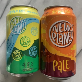 Gluten-free vegan beer by New Planet Beer