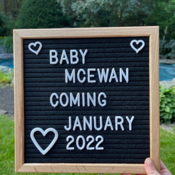 Baby McEwan coming Jan 2022!