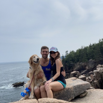 Jackie and Brendan at Acadia