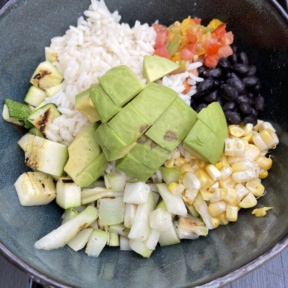 Gluten-free Mexican bowl from Rosa Mexicano