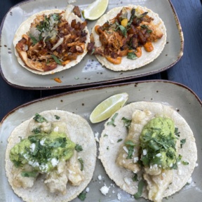 Gluten-free tacos from Rosa Mexicano