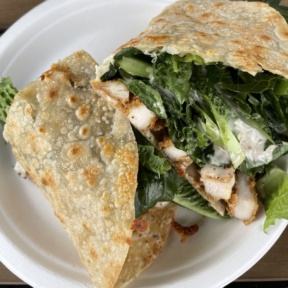 Gluten-free Caesar quesadilla from Twist Bakery Cafe