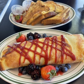 Gluten-free crepe and French toast from For The Love Of Food & Drink