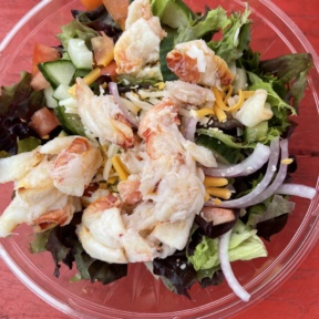 Gluten-free crab salad from Lobster Cooker