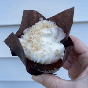 Gluten-free coconut cupcake from Still Delicious