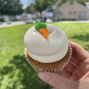 Gluten-free carrot cupcake from Sweet Sense