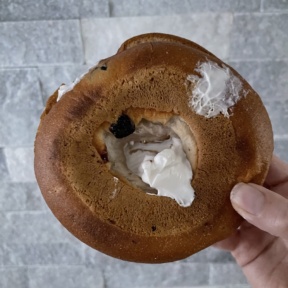 Gluten-free blueberry bagel from Bite Me Kupcakez