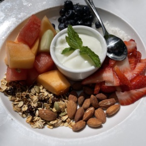 Gluten-free Greek yogurt bowl from D4 Irish Pub & Cafe