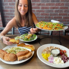 Jackie at Pizza Luce in Minneapolis