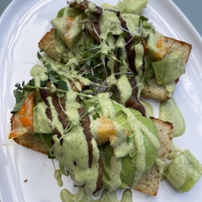 Gluten-free avocado toast from BRIM