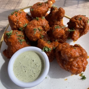 Gluten-free buffalo cauliflower from Cultivate Cafe