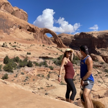 Jackie and Brendan at Corona Arch