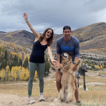 Jackie and Brendan in Vail