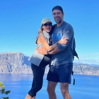 Jackie and Brendan at Crater Lake