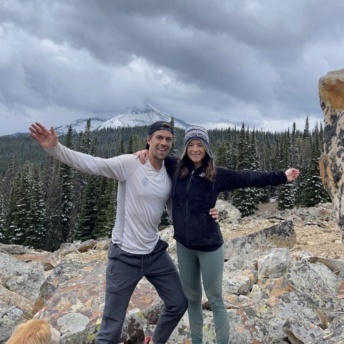 Jackie and Brendan in Montana