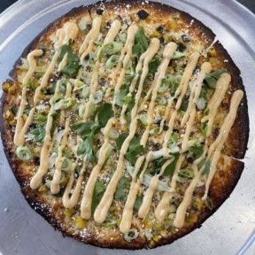 Gluten-free Elote pizza from Troy's Italian Kitchen