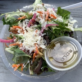 Gluten-free salad from Slice Co.