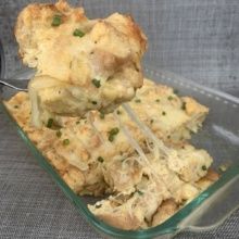 Gluten-free Cheesy Bread Pudding