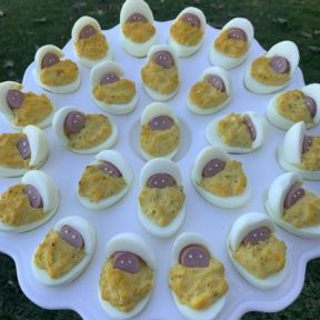 Gluten-free Newborn Baby Deviled Eggs