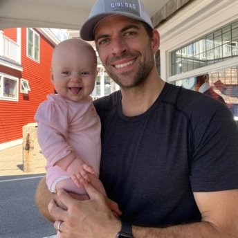 Chloe and Daddy in Maine!