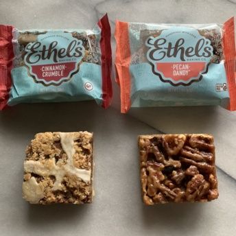 Gluten-free bars by Ethel's Baking Co