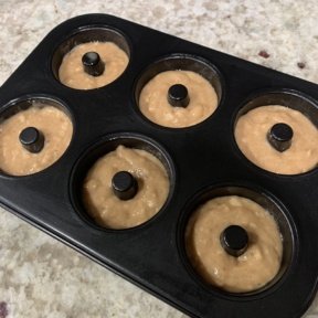 Making gluten-free Apple Cider Donuts