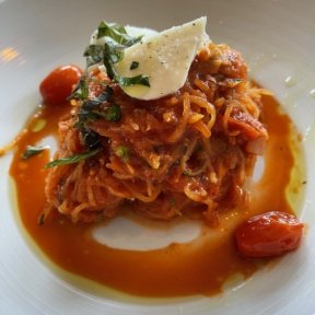 Gluten-free spaghetti squash from Table 104