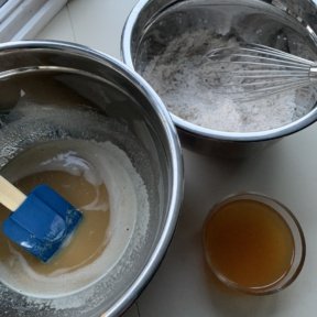 Making apple cider donuts