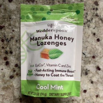 Gluten-free manuka honey lozenges by Wedderspoon