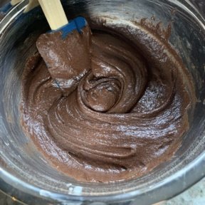Gluten-free brownie batter for Gluten Free Follow Me brownies