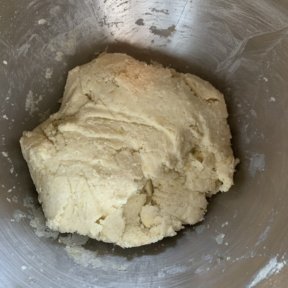 Making pie crust for Sweet Potato Pie