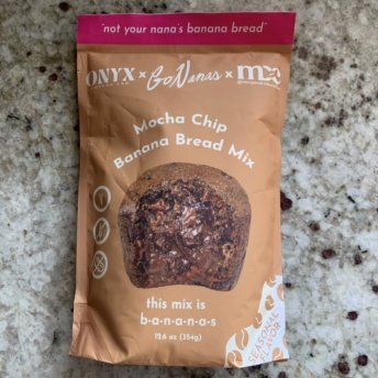 Gluten-free mocha chip banana bread mix by GoNanas