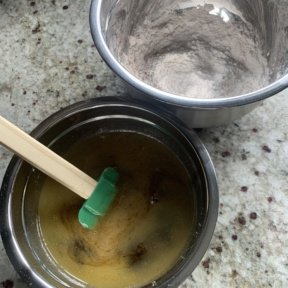 Making Gingerbread Cake with Cream Cheese Frosting